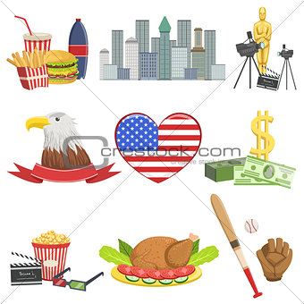 American National Symbols Set