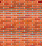 Vector red brick wall background