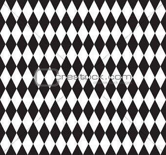 Abstract geometric seamless pattern vector black and white pattern