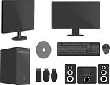 Computer Screens and Equipments