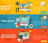 Graphic Design , Webdesign, Development And Freeance Concept