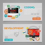 Development and Coding Concept Banners