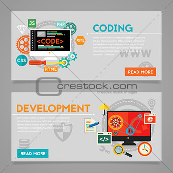 Development and Coding Concept Banners