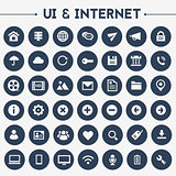 Big UI And Internet icon set