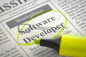 Software Developer Join Our Team. 3D.
