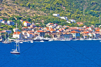 Island of Vis seafront panorama