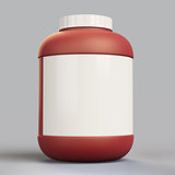 blank supplement bottle template