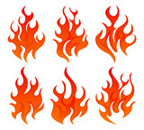 Six fire icon