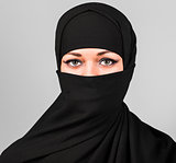 Niqab, saudi, muslim.