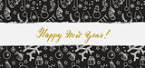 Modern vector New Year card or party design