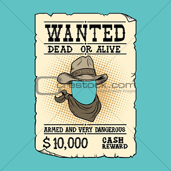 Western ad wanted dead or alive