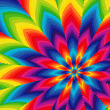 Abstract multicolor pattern