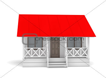 Detailed house, isolated