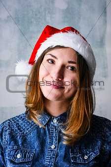 Happy Christmas woman