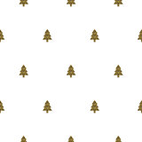 Merry Christmas holiday seamless vector pattern.