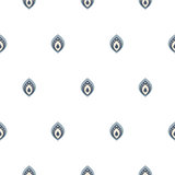 Small drops on white seamless vector pattern.