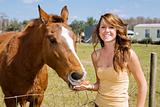 Teen Girl & Her Horse
