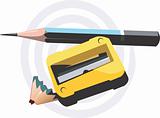 Pencil and cutter