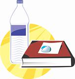 Book and water