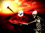 War Skeleton War Background 9