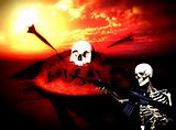 War Skeleton War Background 9