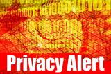 Privacy Issues Alert Warning Message