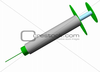 Syringe a Clinic Hospital Clip Art