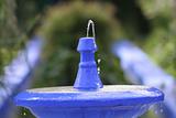 Blue fountain