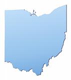 Ohio(USA) map
