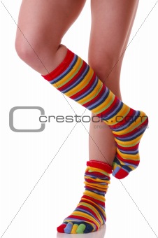 socks, many colors