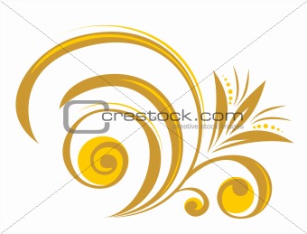 yellow abstract pattern