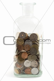 jar with coins