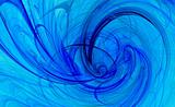 spiral twist blue background