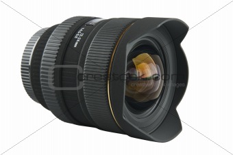 ultra wide lens 12-24mm with clipping path