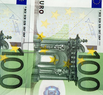 Hundred euro background