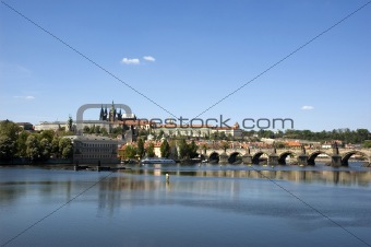 View at Prague castle