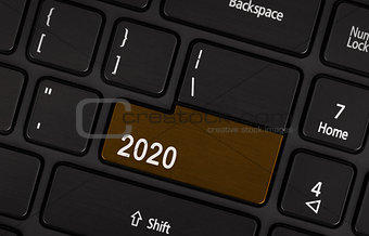 Text 2020 button