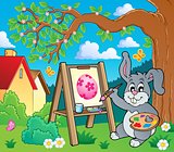 Easter bunny painter theme 2