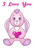 Rabbit with Valentine Heart