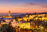 Malaga Spain Skyline