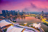 Singapore Marina Skyline