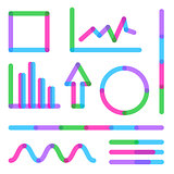Vector minimalist infographic elements