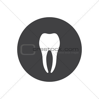 Tooth icon vector