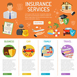 Insurance Services infographics