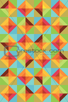 colorful Pattern Square background illustration