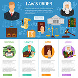 Law and Order infographics