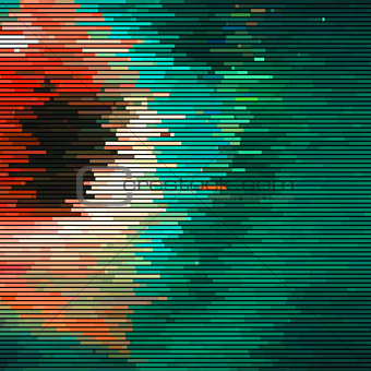 Glitch Abstract Background