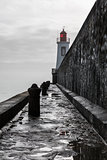 Red lighthouse of la Chaume