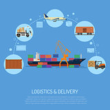 logistics and delivery concept