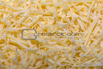 Heap of Grated pizza cheese